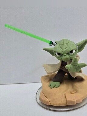 Yoda Disney Infinity 3.0 Game Figure Game Piece from Star Wars Movie 2" Tall